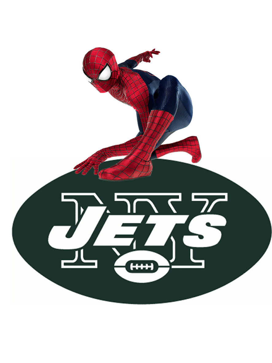 New York Jets Spider Man Logo vinyl decal